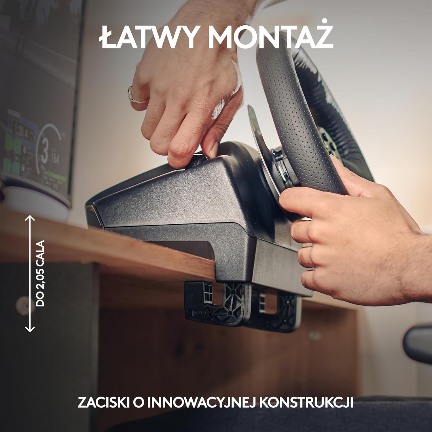 Logitech G29 Driving Force Racing Wheel For Playstation®4, Playstation®3 And Pc, Kierownica Wyścigowa Do Konsoli Playstation I Komputera, Playstation®5/Playstation®4/Playstation®3/Pc - Czarny ,941-000112